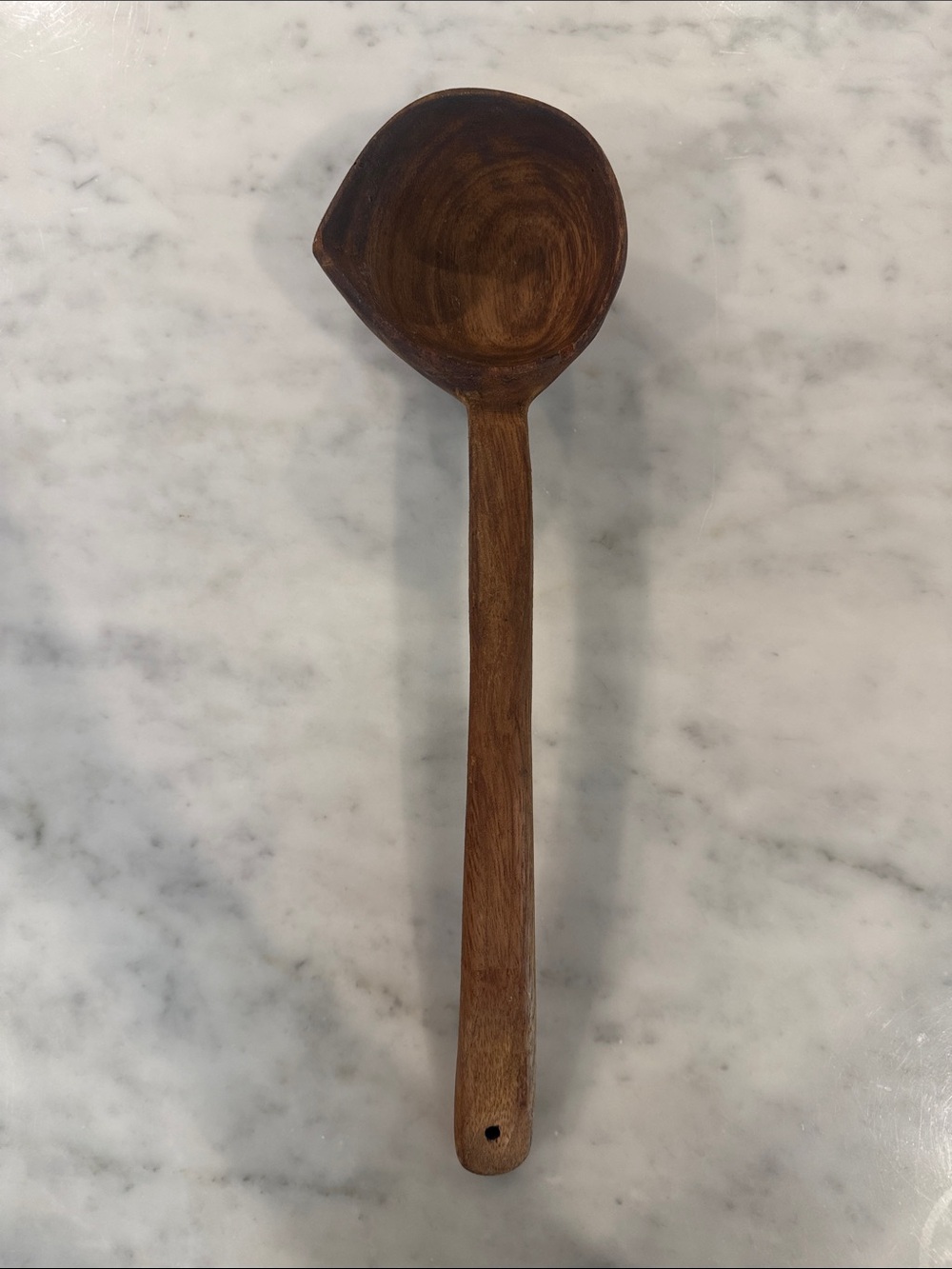 Handcrafted Wooden Ladle - Brown